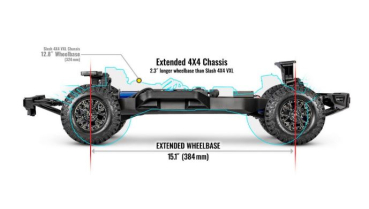 TRX101177-4FOXSE RaptorR 4x4 4S FoxSE Ultimate-Edition RTR Brushless, ohne Akku/Ladegerät